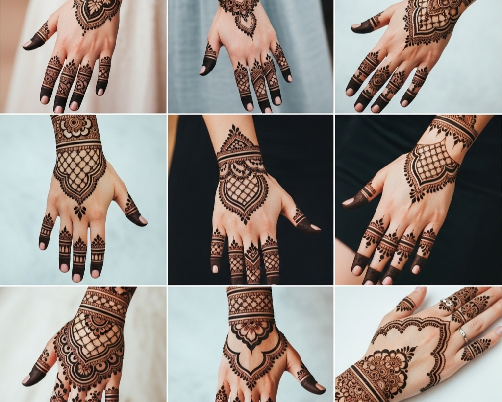 Instagram Stylish Back Hand Mehndi Designs Full