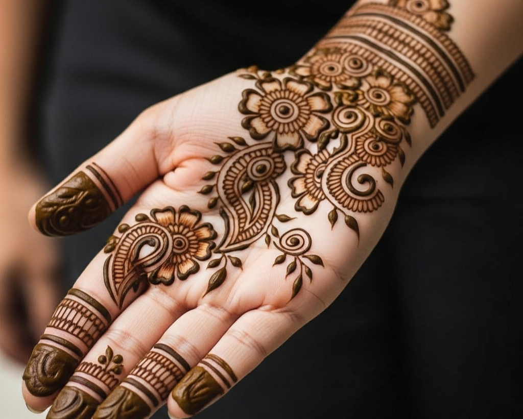 Simple Aesthetic Mehndi Design