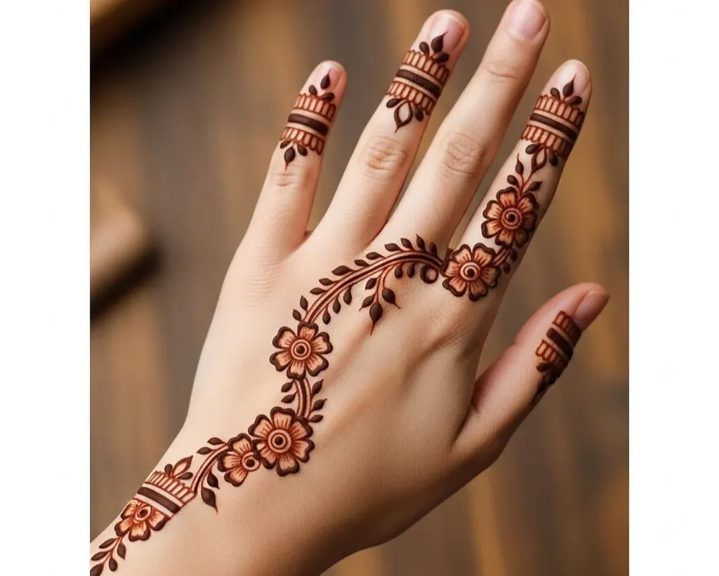 Aesthetic Mehndi Design