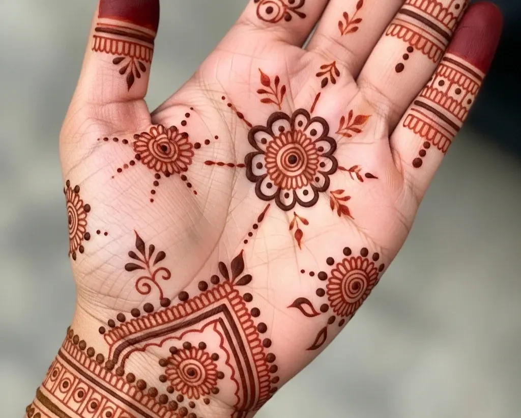 Aesthetic Small Mehndi Designs