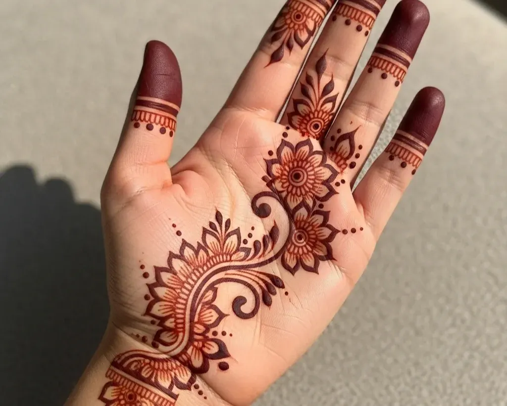 arabic arabic leaf mehndi designs for front hand