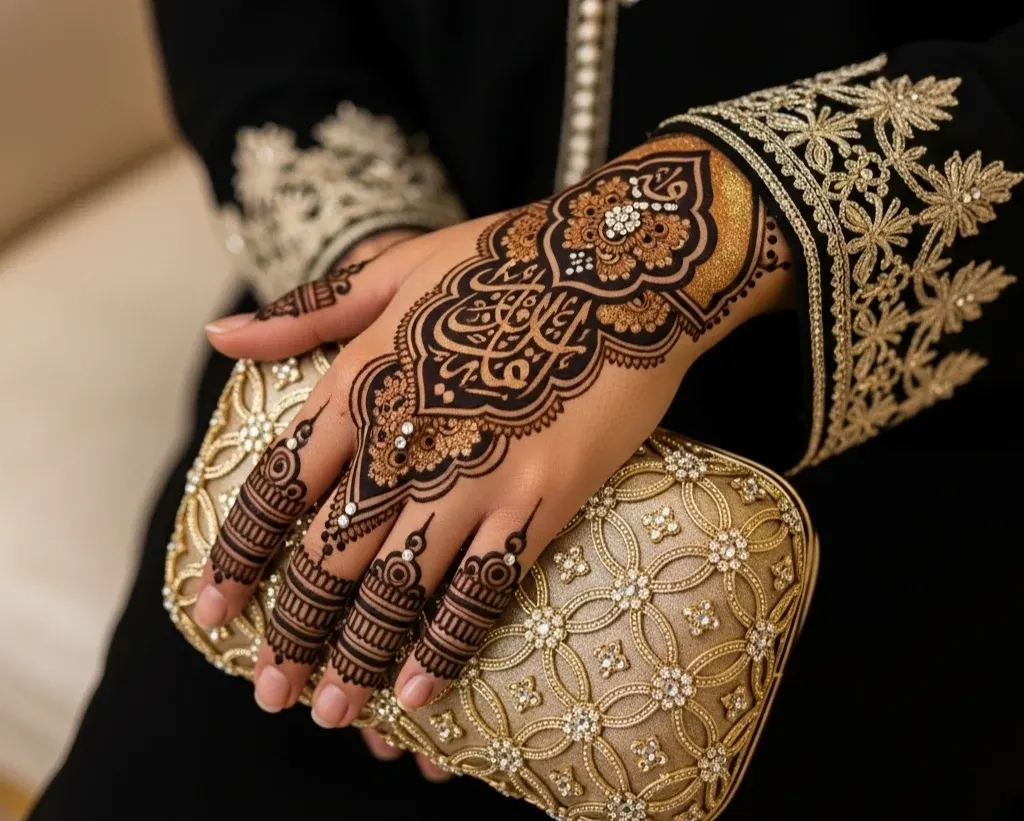 Arabic Instagram Stylish Back Hand Mehndi Designs