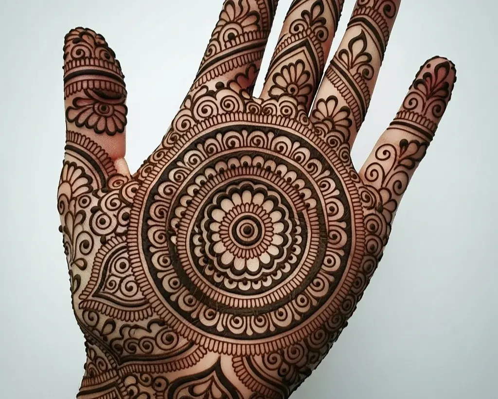 Arabic Mehndi Circle Mehndi Designs Facebook