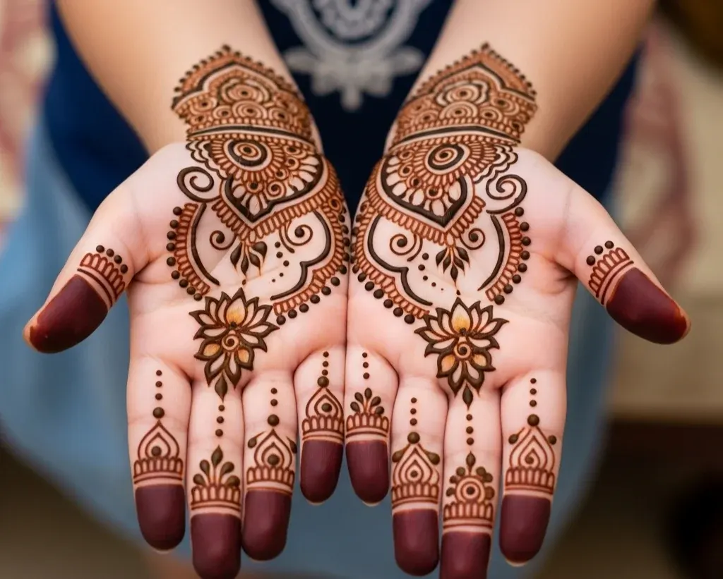Arabic Mehndi Designs for Kids Front Hand Arabic Mehndi Designs for Kids Front Hand