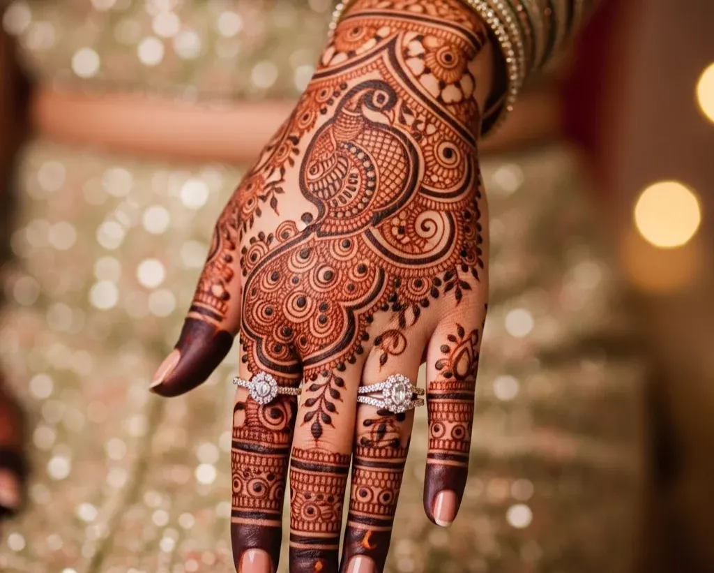 Back Hand Mehndi Designs Bridal