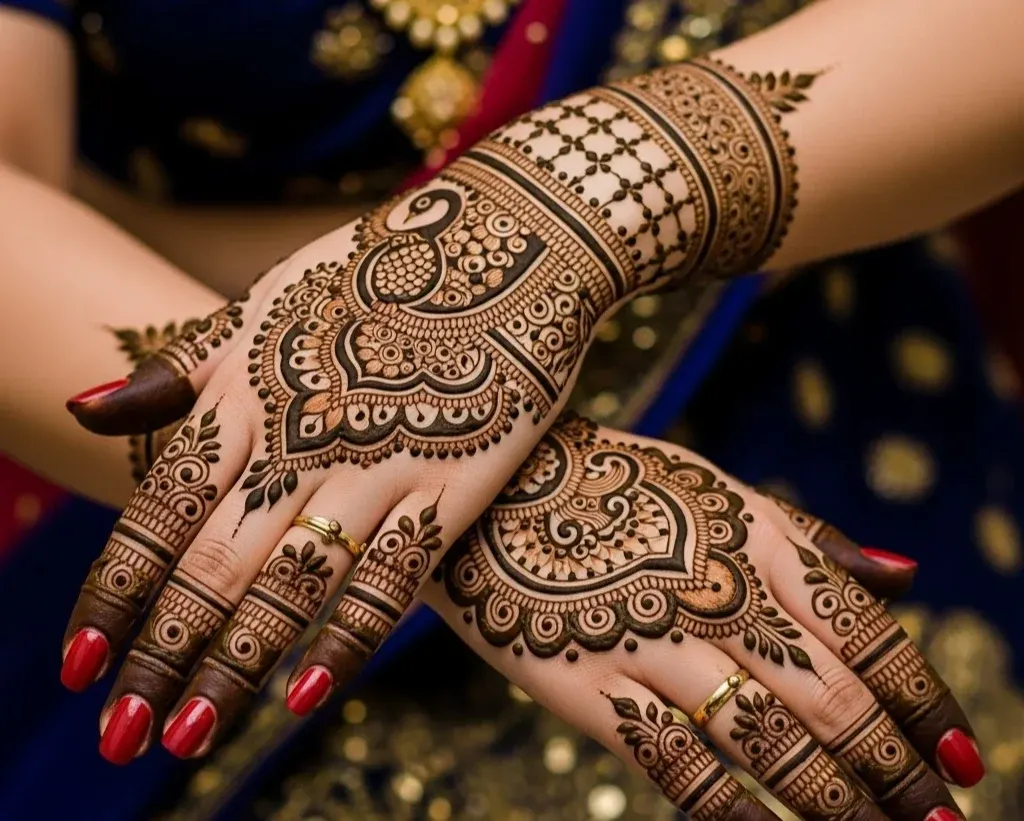 Back Hand Back Hand New Teej Mehndi Designs