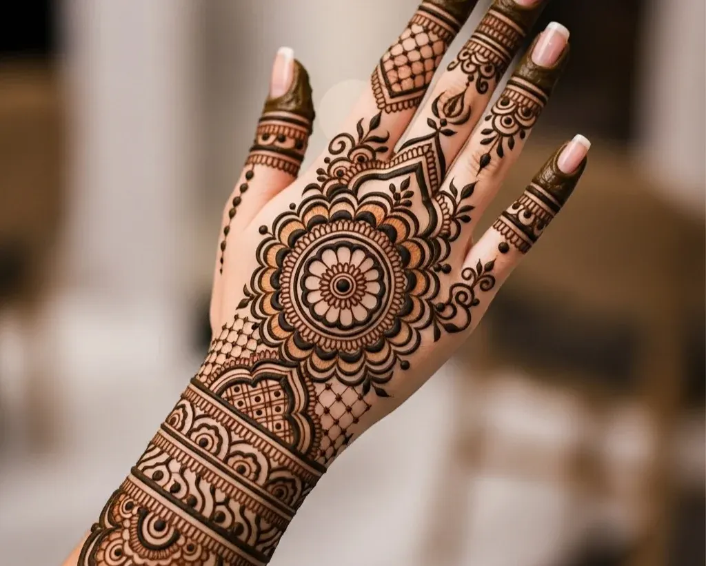 Back Hand Trending Mehndi Designs