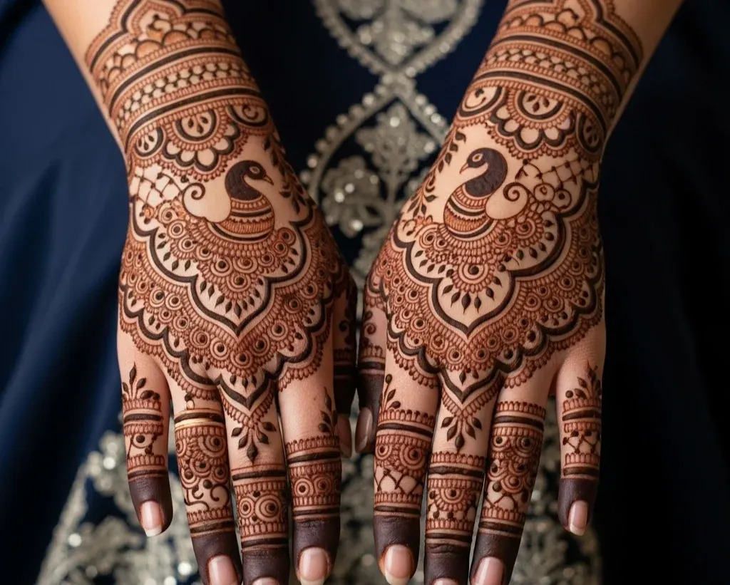 Back Side Mehndi Design