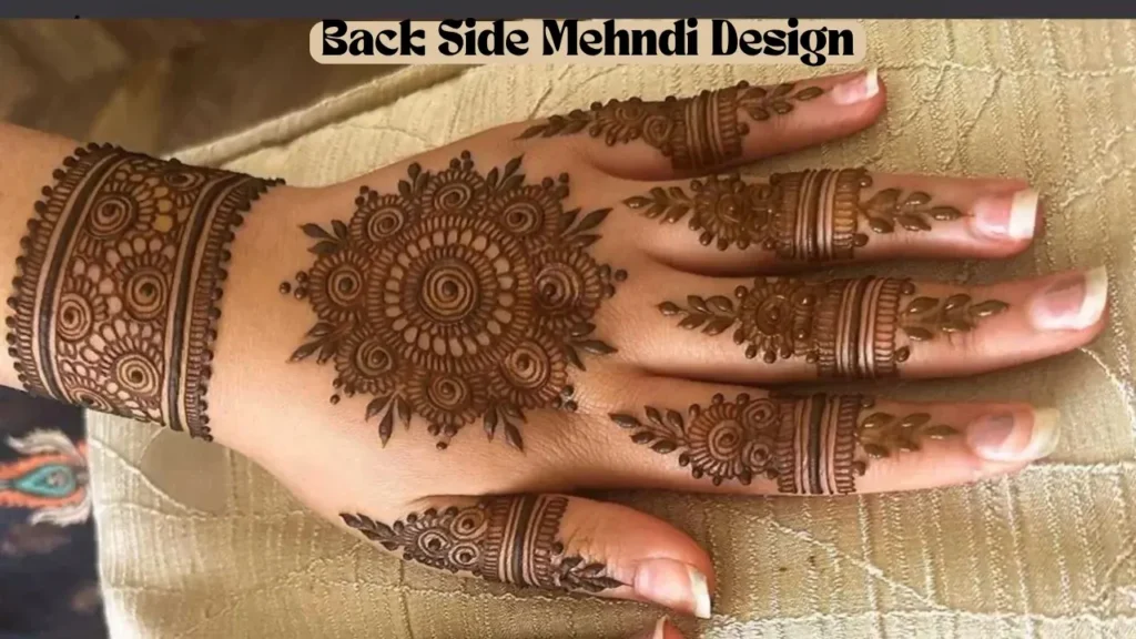 Back Side Mehndi Design