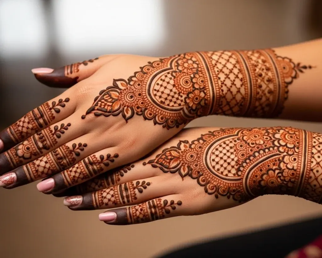 Back Side Mehndi Design