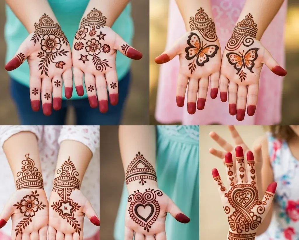 Beautiful Mehndi Designs for Kids