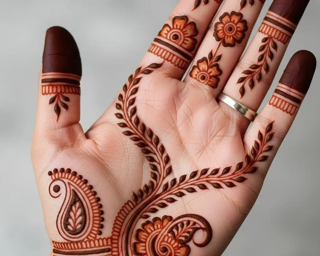 Beginner Easy Indian Mehndi Designs