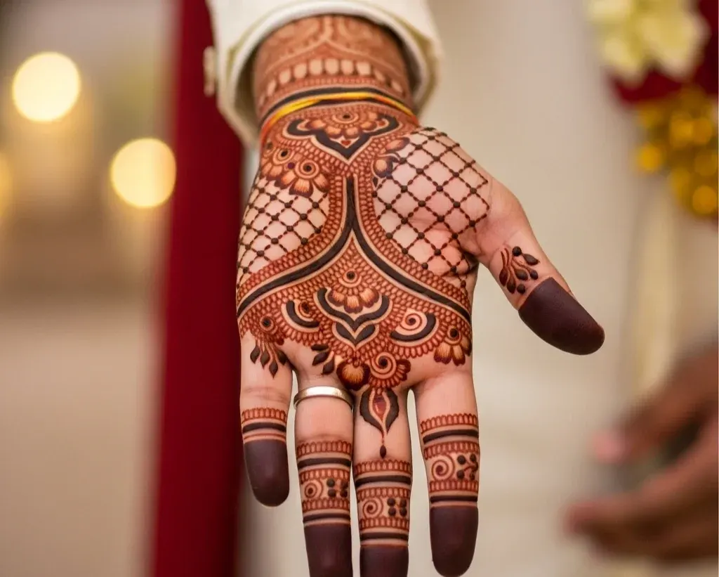 Boys Engagement Mehndi Designs for Groom