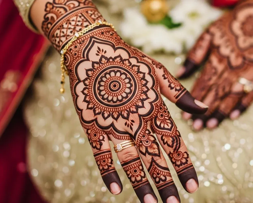Bridal Bridal Stylish Back Hand Mehndi Design