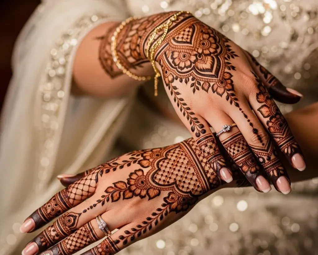 Bridal Instagram Stylish Back Hand Mehndi Designs