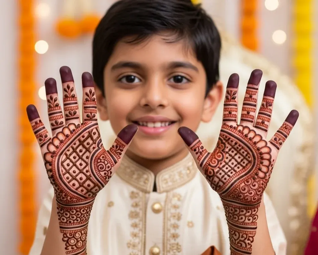 Cool Mehndi Designs for Boys
