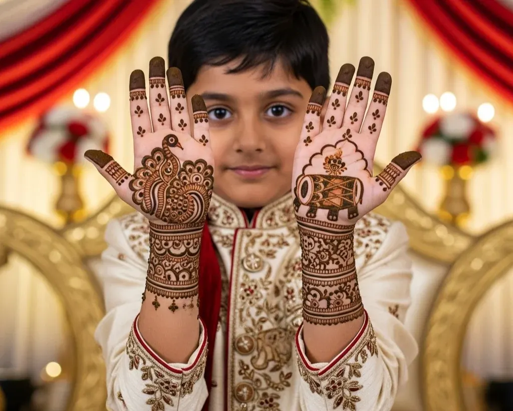 Cool Mehndi Designs for Boys