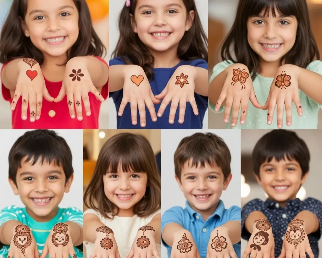 Cute Easy Cute Easy Mehndi Designs for Kids Cute Easy Mehndi Designs for Kids.