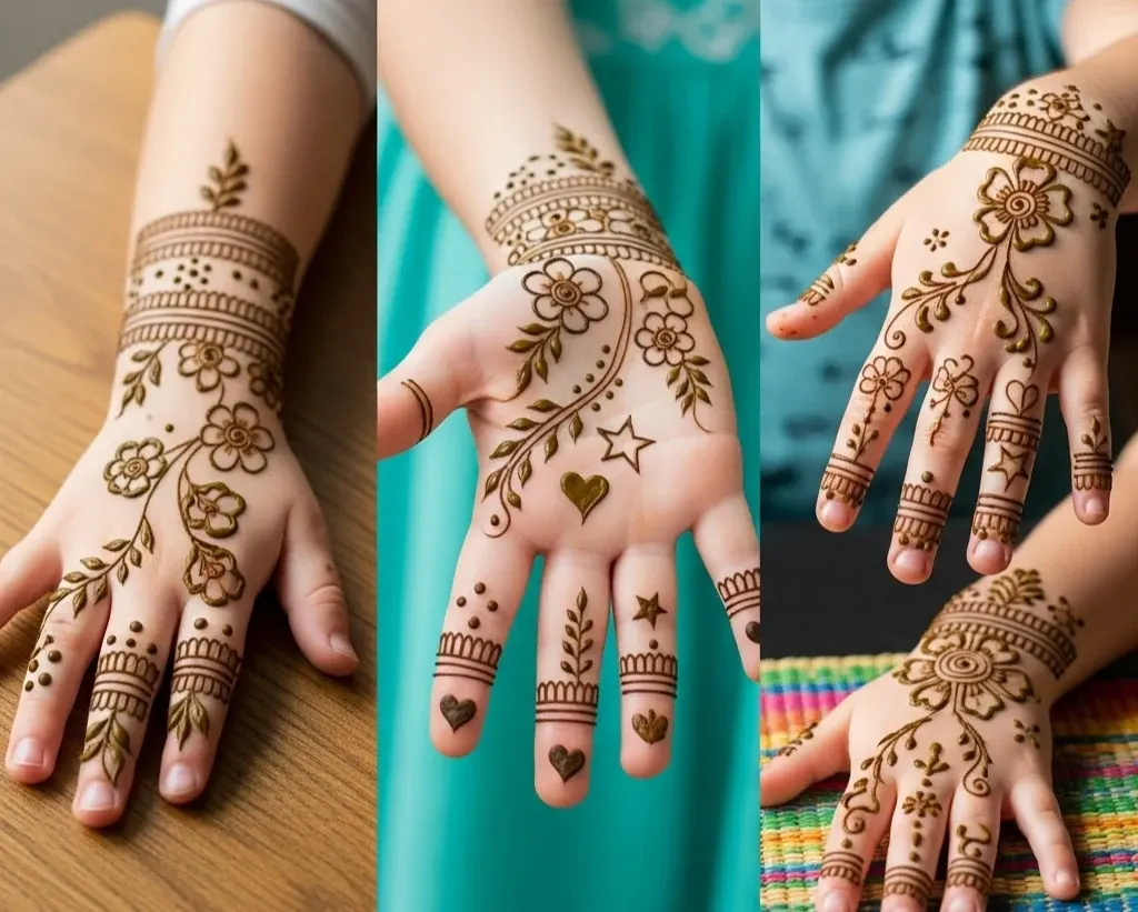 Easy Cute Easy Mehndi Designs for Kids Easy Cute Easy Mehndi Designs for Kids