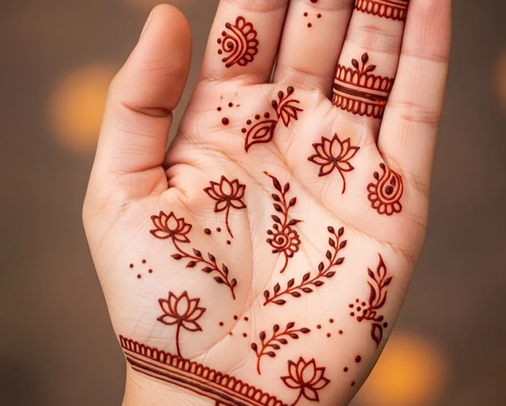 Easy Cute Small Mehndi Designs