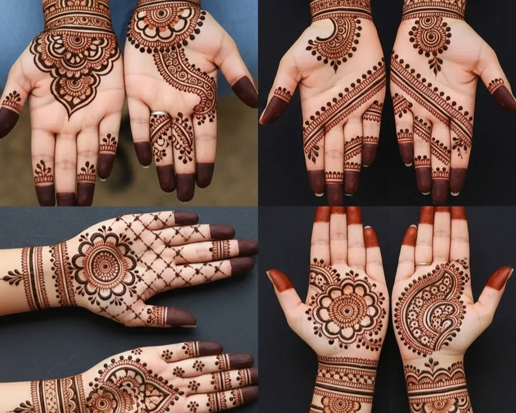 Easy Indian Mehndi Designs for Back Hand