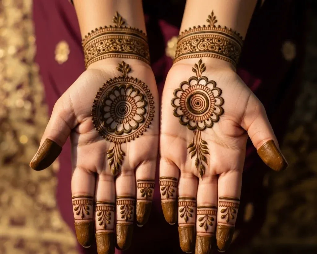 Easy Indian Mehndi Designs for Back Hands
