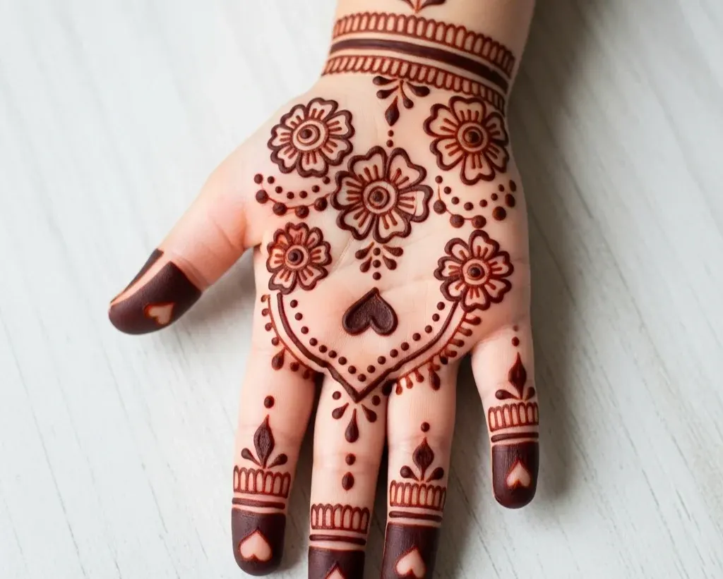 Easy Easy Mehndi Designs for Kids Front Hand Easy Easy Mehndi Designs for Kids Front Hand