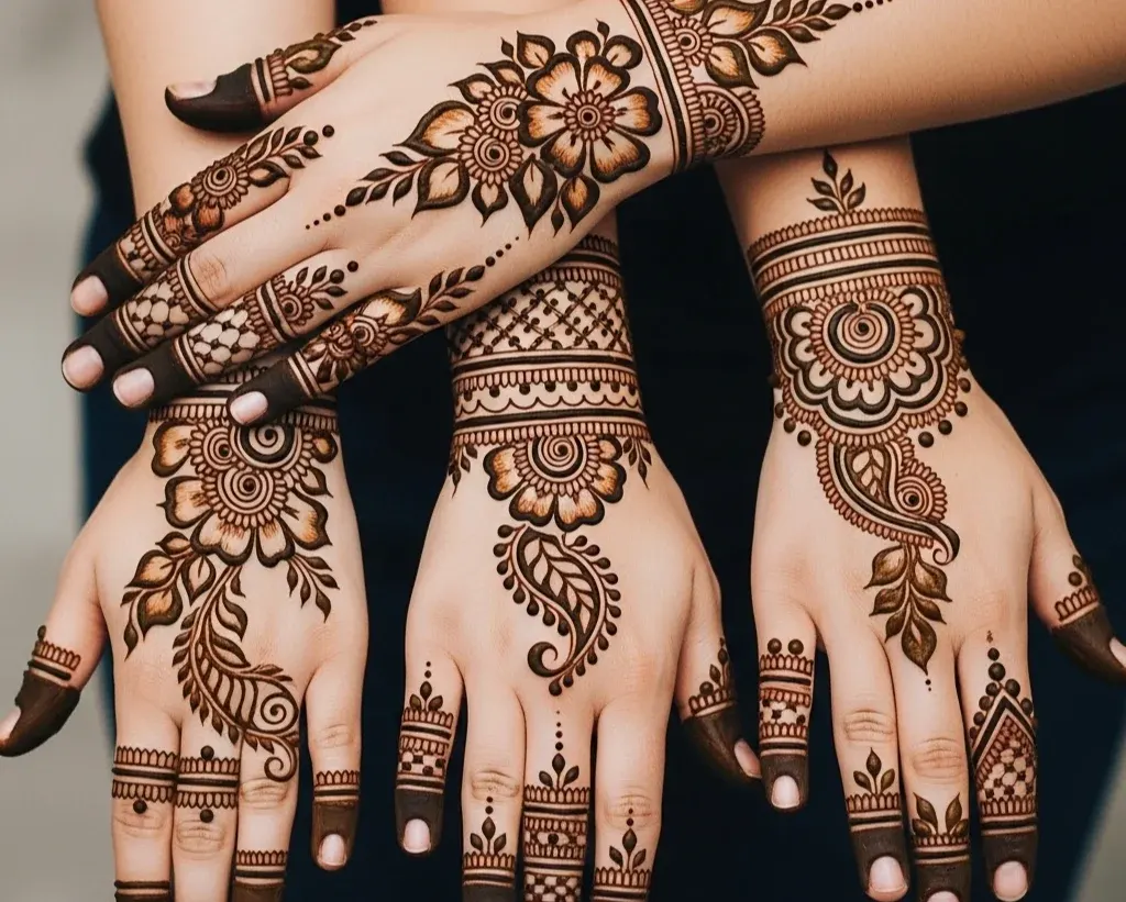 Easy Indian Mehndi Designs for Back Hand
