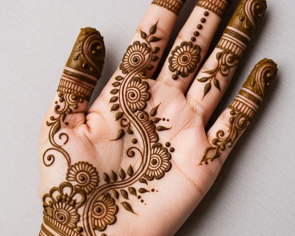 Easy Mehndi Designs Khafif