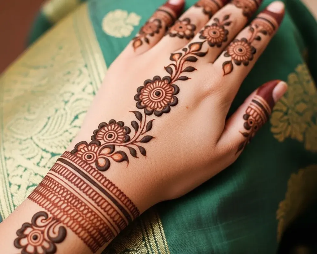 Easy Small Mehndi Designs
