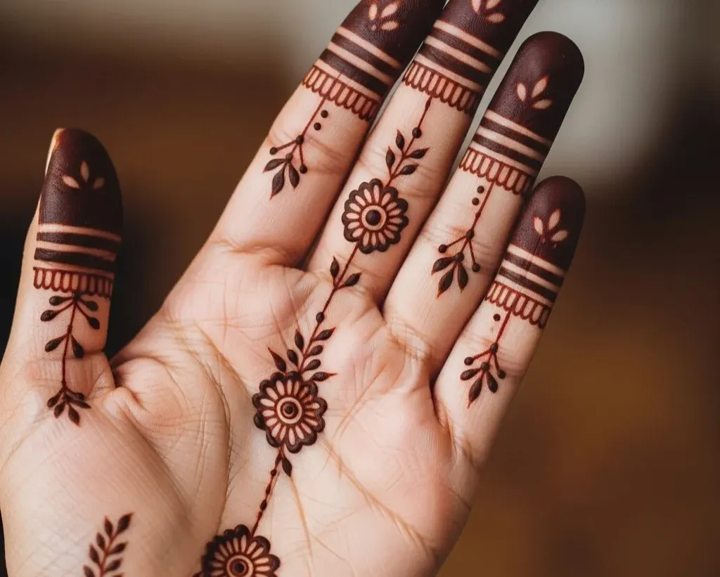 Easy Small Mehndi Designs