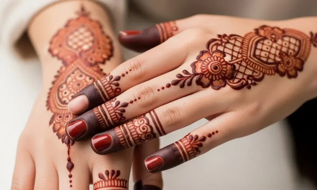 Finger Mehndi Designs