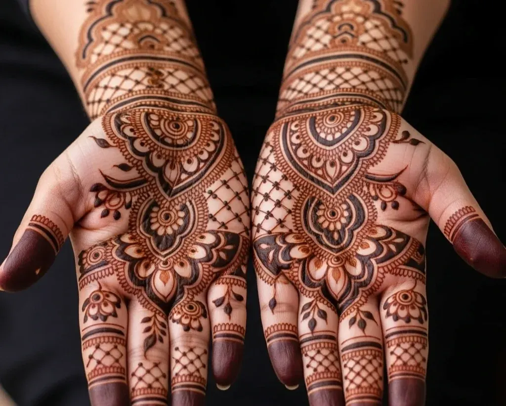 Front Hand Beautiful Mehndi Designs