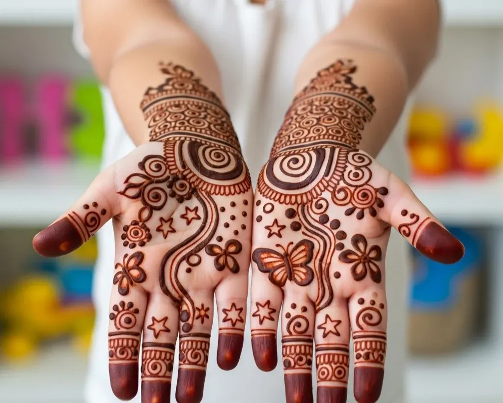 Front Hand Mehndi Designs for Kids Front Hand Front Hand Mehndi Designs for Kids Front Hand