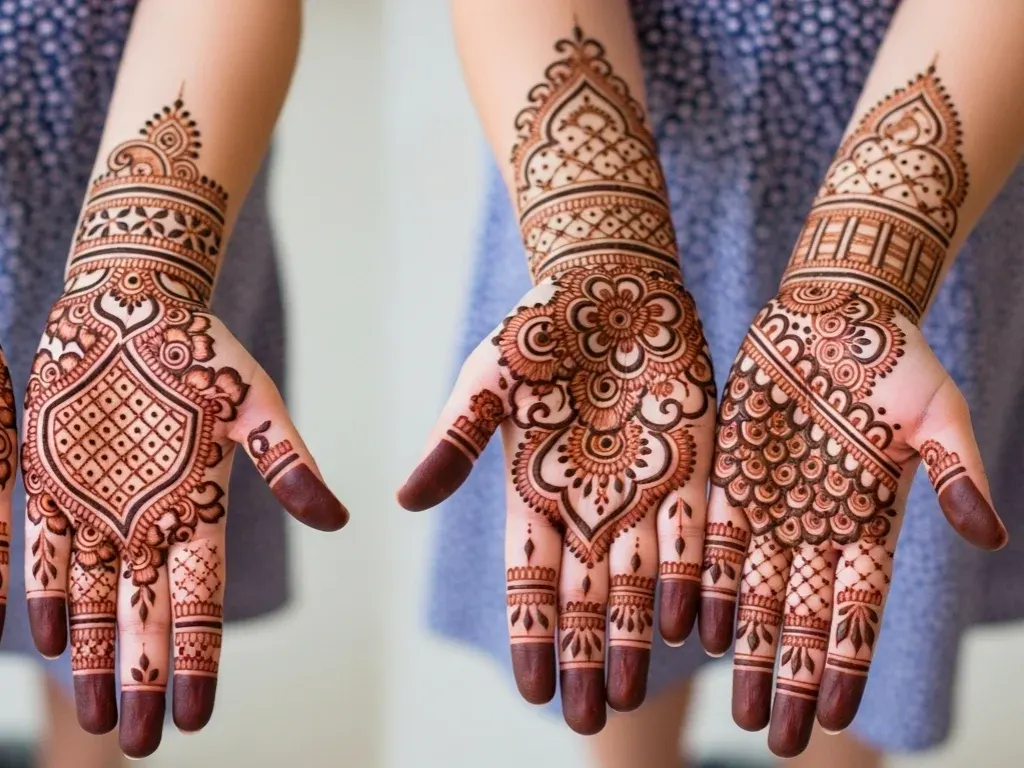 Girl Mehndi Designs for Hands