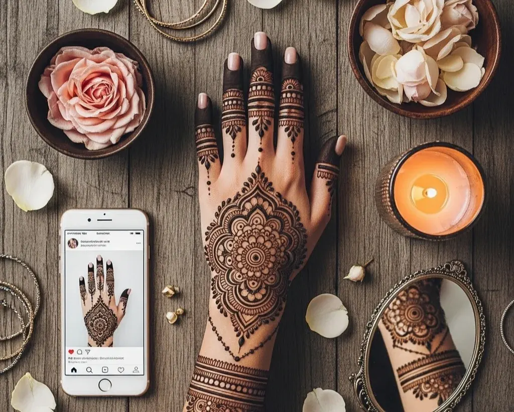 Instagram Stylish Back Hand Mehndi Designs