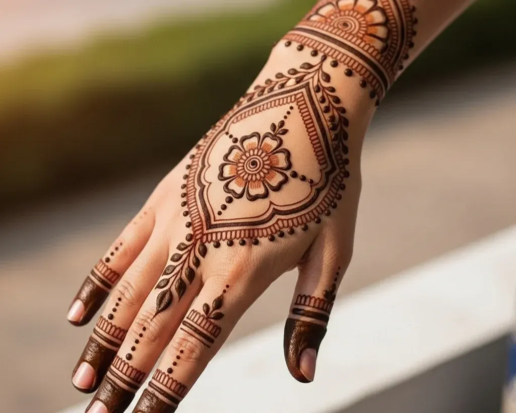 Instagram Stylish Back Hand Mehndi Designs Easy