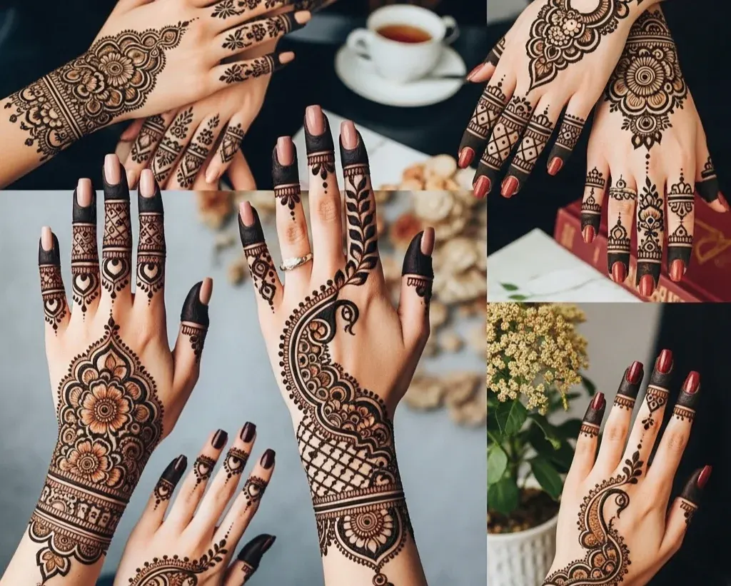 Instagram Stylish Back Hand Mehndi Designs Full