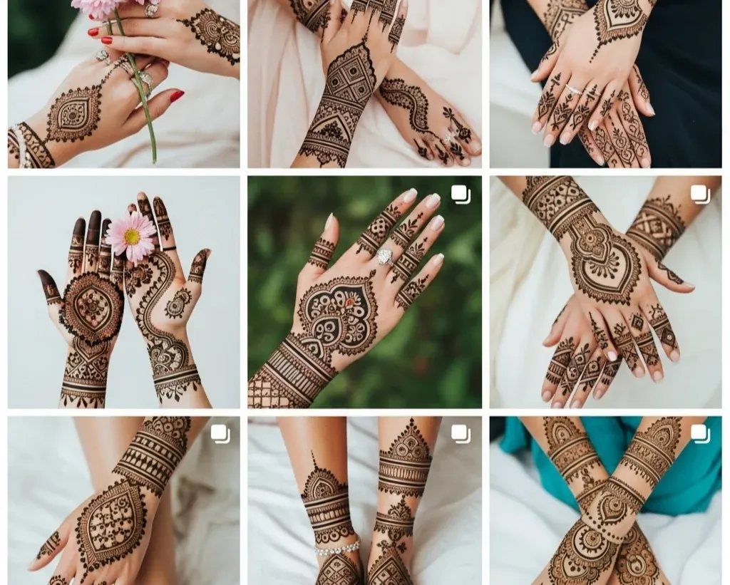 Instagram Trending Mehndi Designs