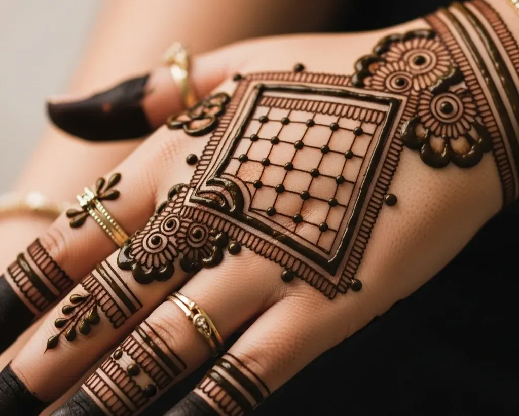 Jali Mehndi Designs for Back Hand Simple and Beautiful