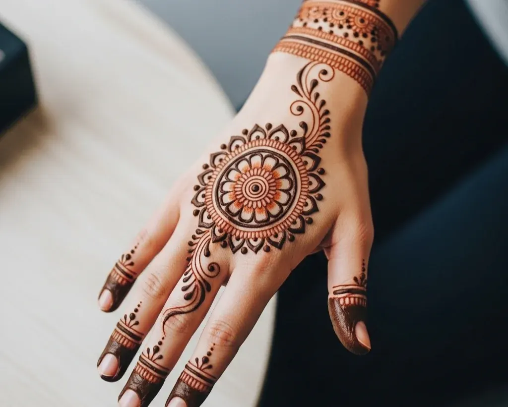 Khafif Instagram Stylish Back Hand Mehndi Designs