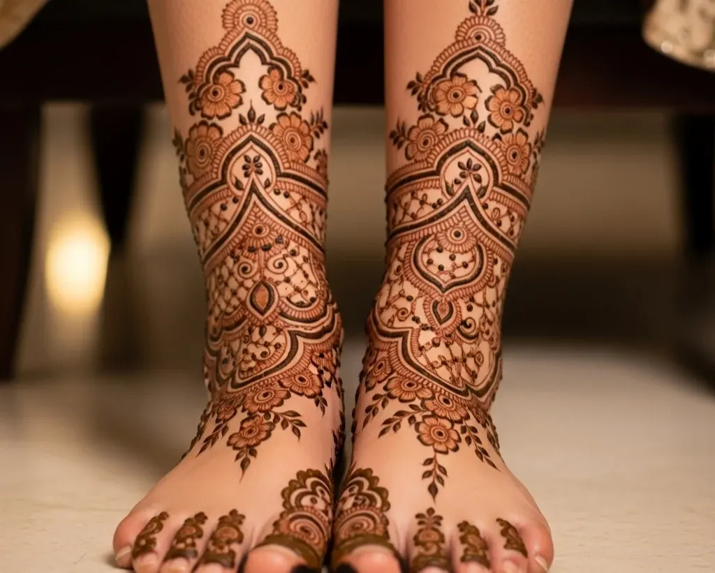 legs mehndi designs khafif (1)