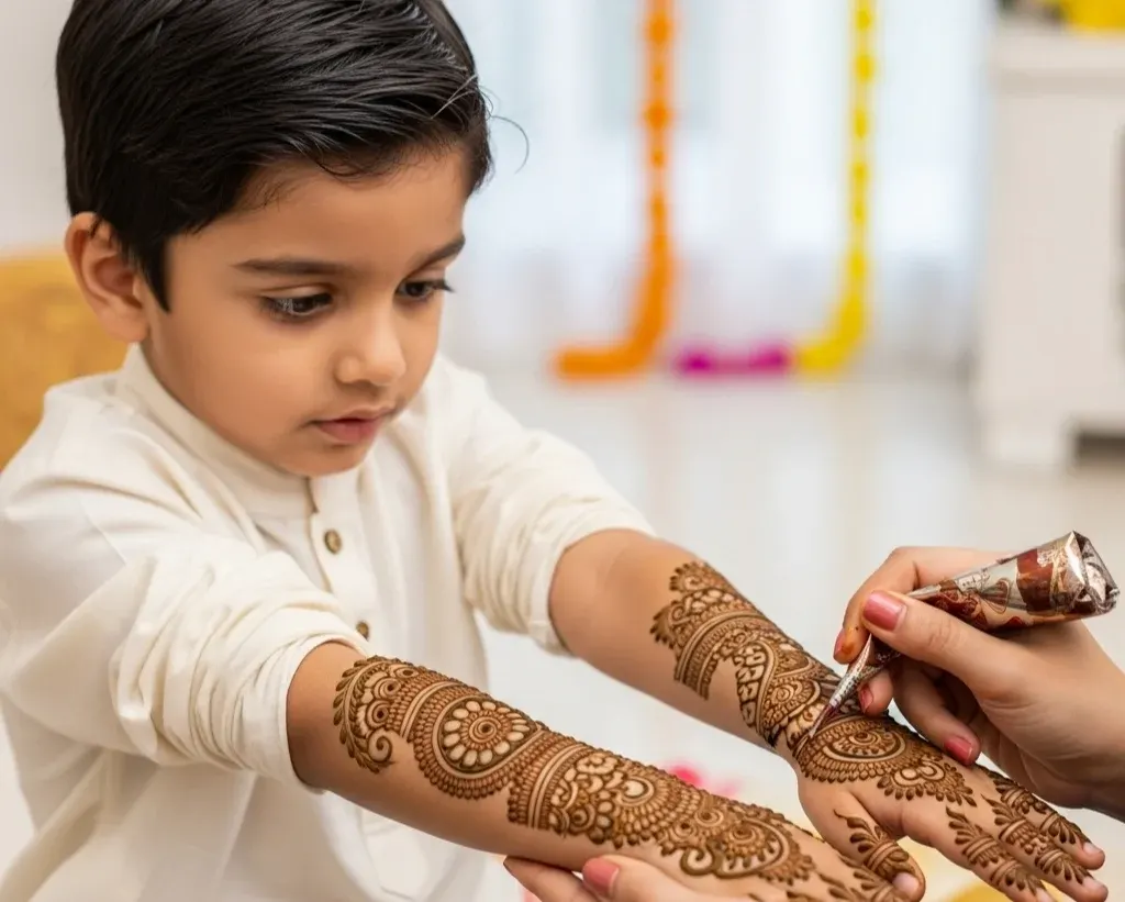 Marriage Mehndi Designs for Boys