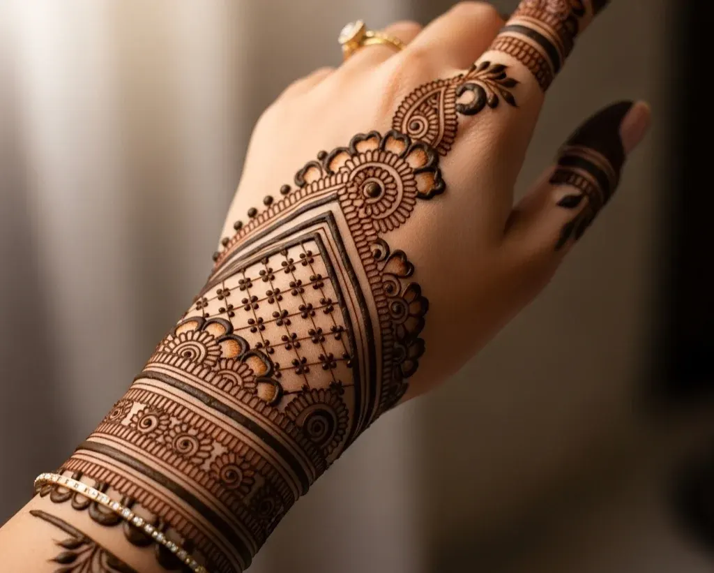 Mehndi Design Back Side