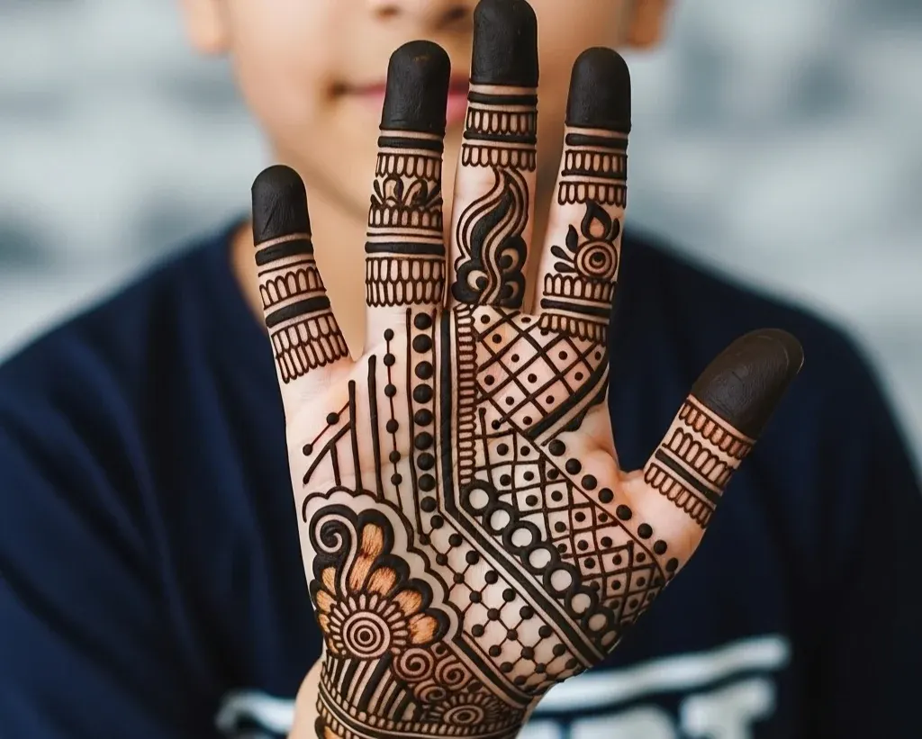 Mehndi Designs for Boys Hand