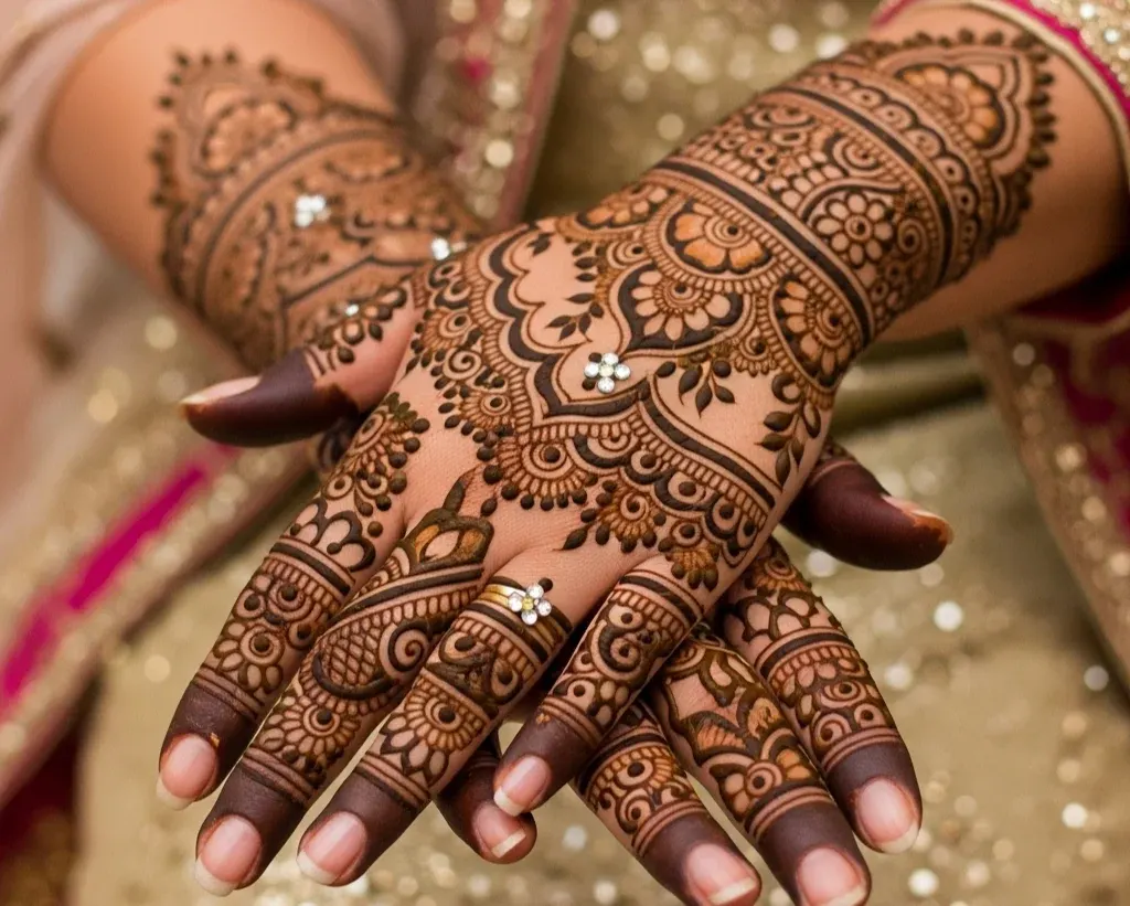 Mehndi Designs for Groom Mother