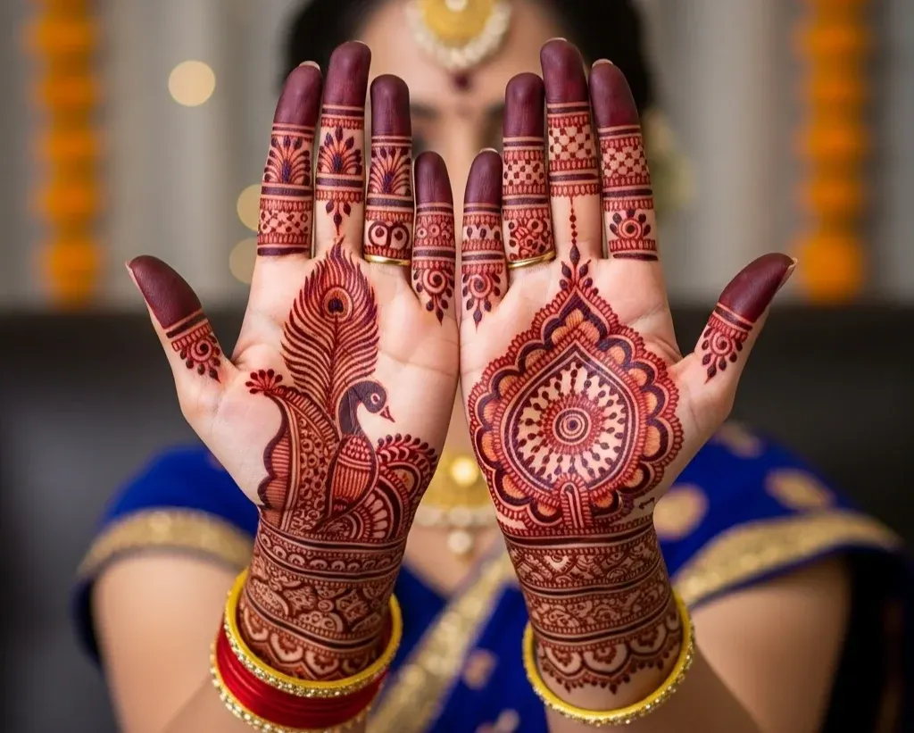 New Teej Mehndi Designs Back