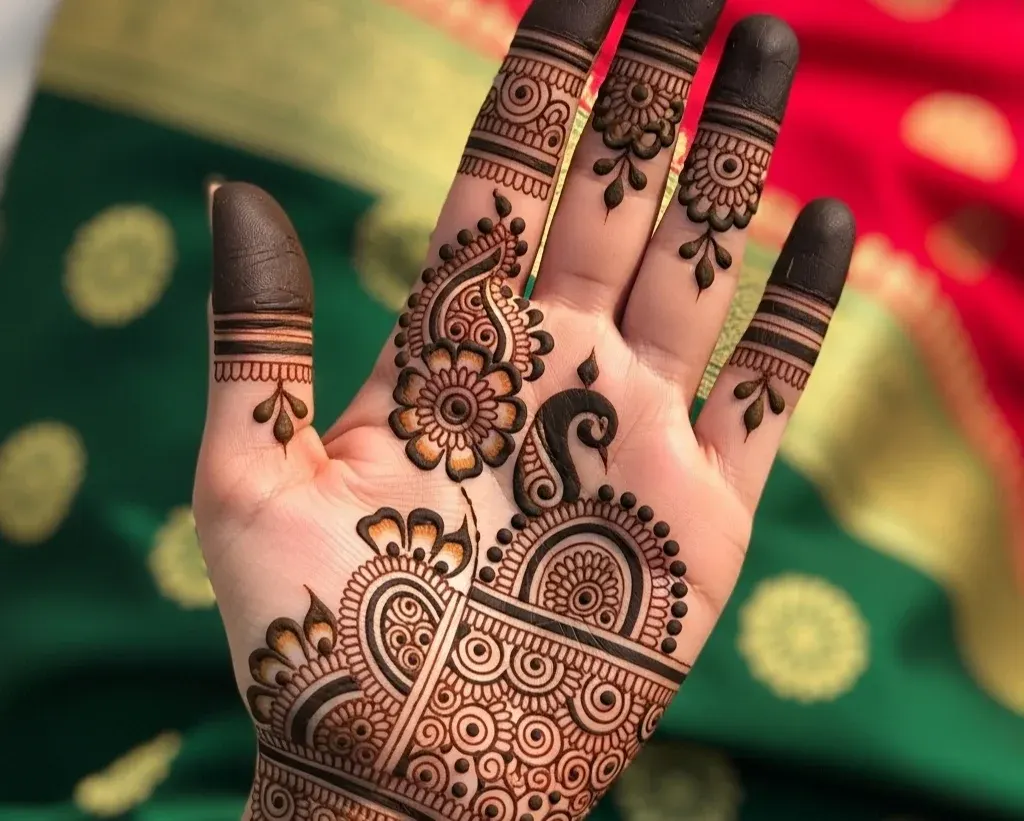 New Teej Mehndi Designs Back