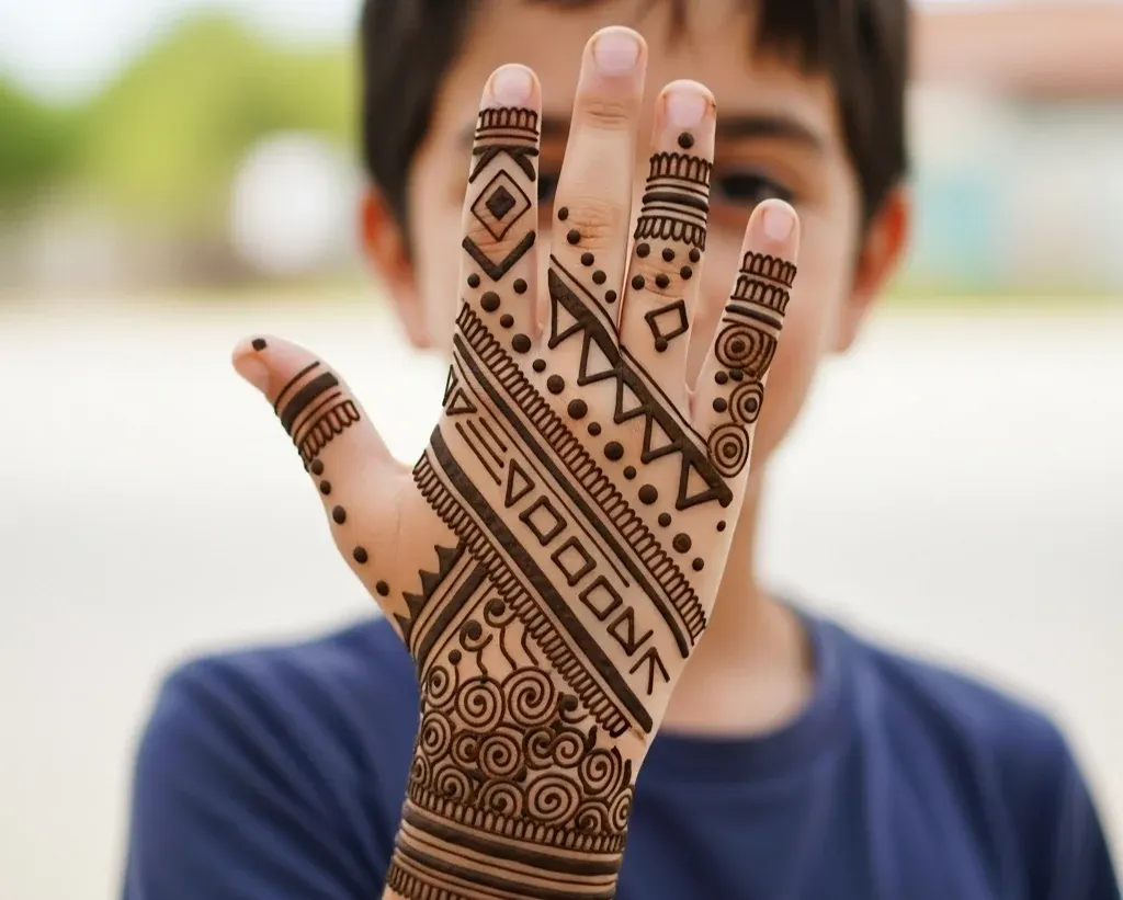 New Trending Mehndi Designs for Boys