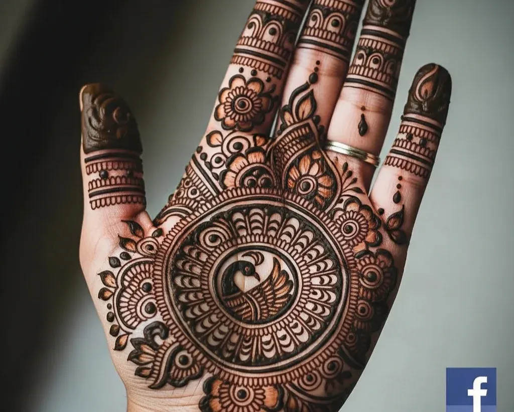 Palm Mehndi Circle Mehndi Designs Facebook